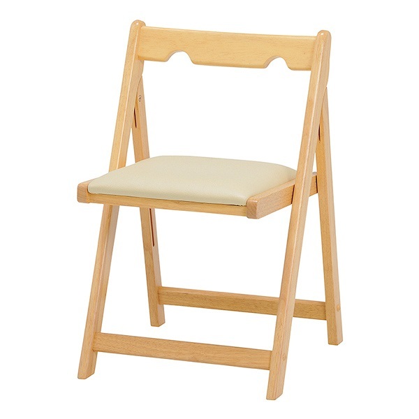折りたたみチェア 座面高41cm 木製 天然木 折りたたみ チェア 椅子 いす デスクチェア （ 折りたたみ椅子 折り畳み椅子 ダイニング イス ダイニングチェア ）｜livingut｜03