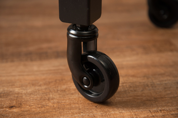 HAGiHARA（萩原） センターテーブル 幅90cm キャスター付き 木目調