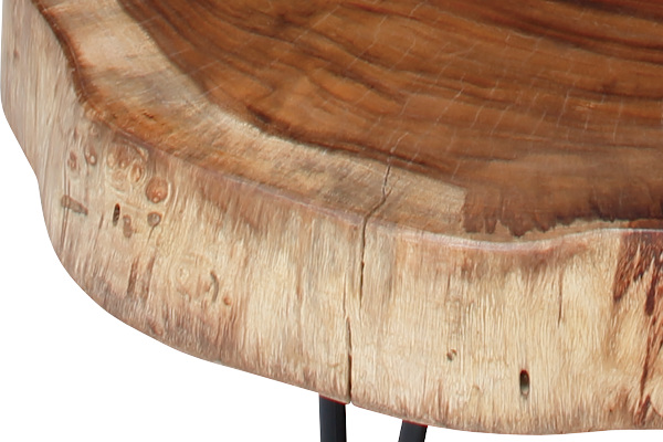 東谷 ローテーブル 幅90cm 木製 天然木 モンキーポッド 丸太 丸