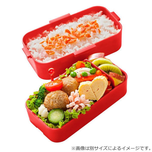 スケーター お弁当箱 2段 抗菌 850ml ふわっと ファインスタイル