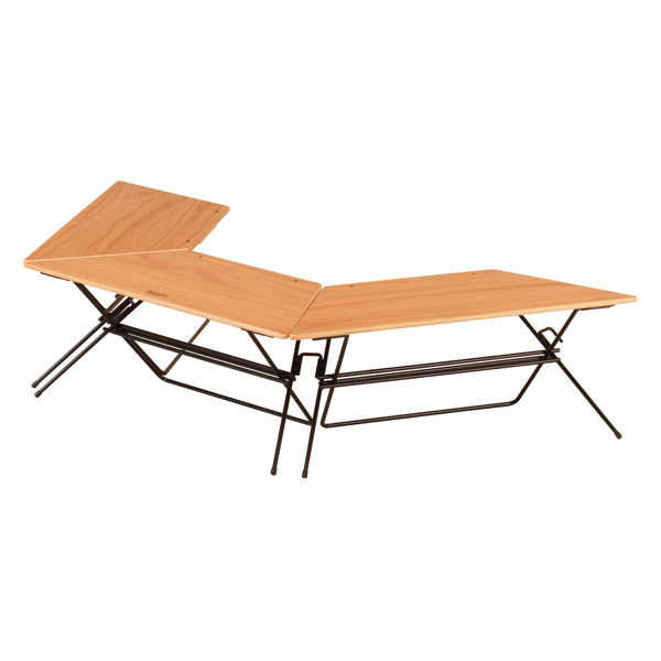 ハングアウト Hang Out アーチ テーブル ウッドトップ 3連結 3台 弘益 アウトドア テーブル ウッドトップ 3台 アーチテーブル ヘキサ