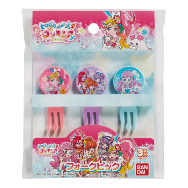 ピック お弁当 トロピカル ジュ プリキュア 3本入り フォークピック トロピカルージュプリキュア お弁当ピック おかずピック 弁当 飾り 子供 日本製 3570 インテリアパレットヤフー店 通販 Yahoo ショッピング