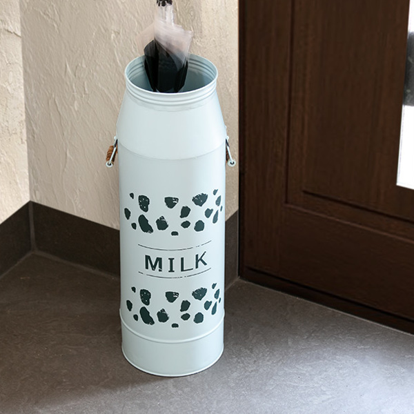 牛乳缶、傘立て、レトロ牛乳缶、ミルク缶、傘立て、ドライフラワー、ブリザード 傘立て おしゃれ かわいい ミルク缶 ゴールド ブリキ 置物 飾り