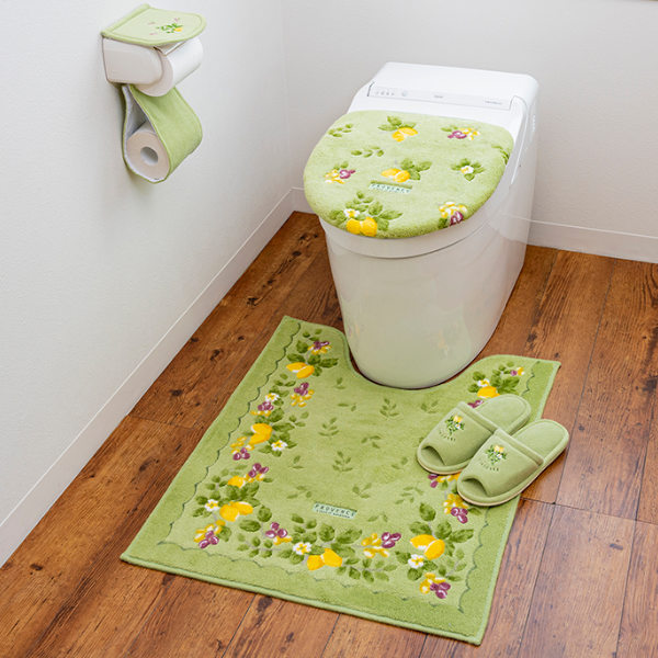 トイレマット 63×75cm ロング プロヴァンス シエル トイレ マット 北欧
