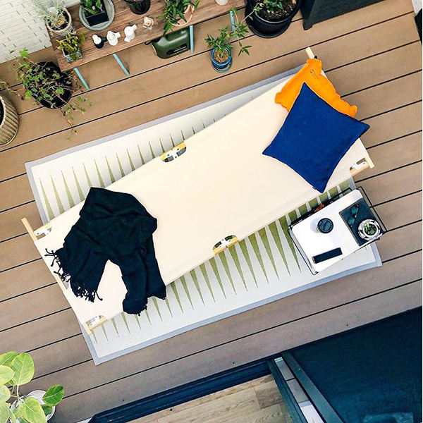 弘益 アウトドア コット ベッド ベンチ 木製 ウッド アペロ 幅190×奥行