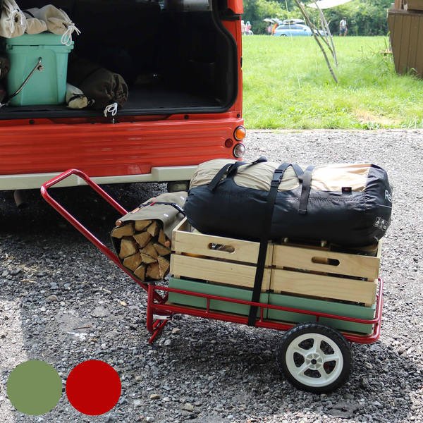 弘益 アウトドア キャリーワゴン カート 荷車 ニグルマ 2輪