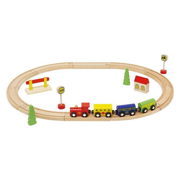 おもちゃ 知育玩具 木製 ベビー トレインセット 3歳 レール （ 知育 玩具 赤ちゃん 指先トレーニング 木製玩具 男の子 電車 ）