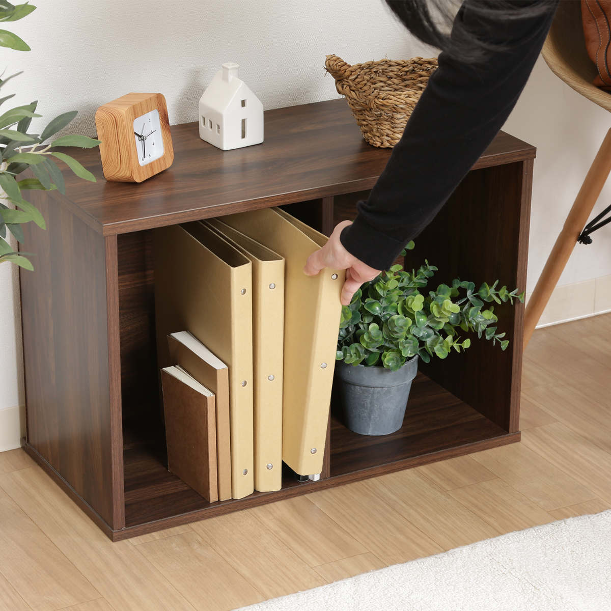 不二貿易（Fuji Boeki） EZBO 2段ボックス 幅41.5cm 工具不要 簡単組立