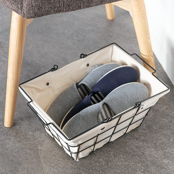 HABITER（アビテ） ワイヤーバスケット S 幅33.5×奥行25×高さ16.5cm