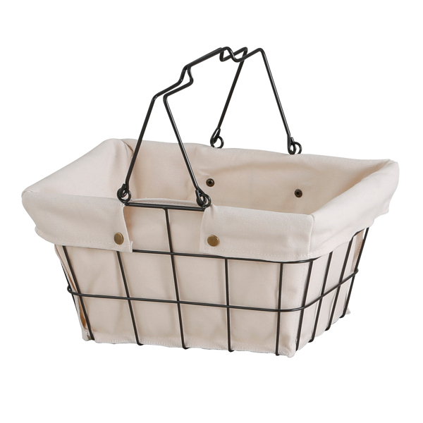 HABITER（アビテ） ワイヤーバスケット S 幅33.5×奥行25×高さ16.5cm