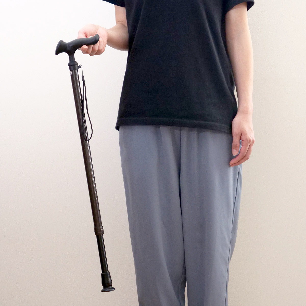 フジホーム 杖 伸縮 女性 男性 軽量 おしゃれ プレゼント カルガモE22