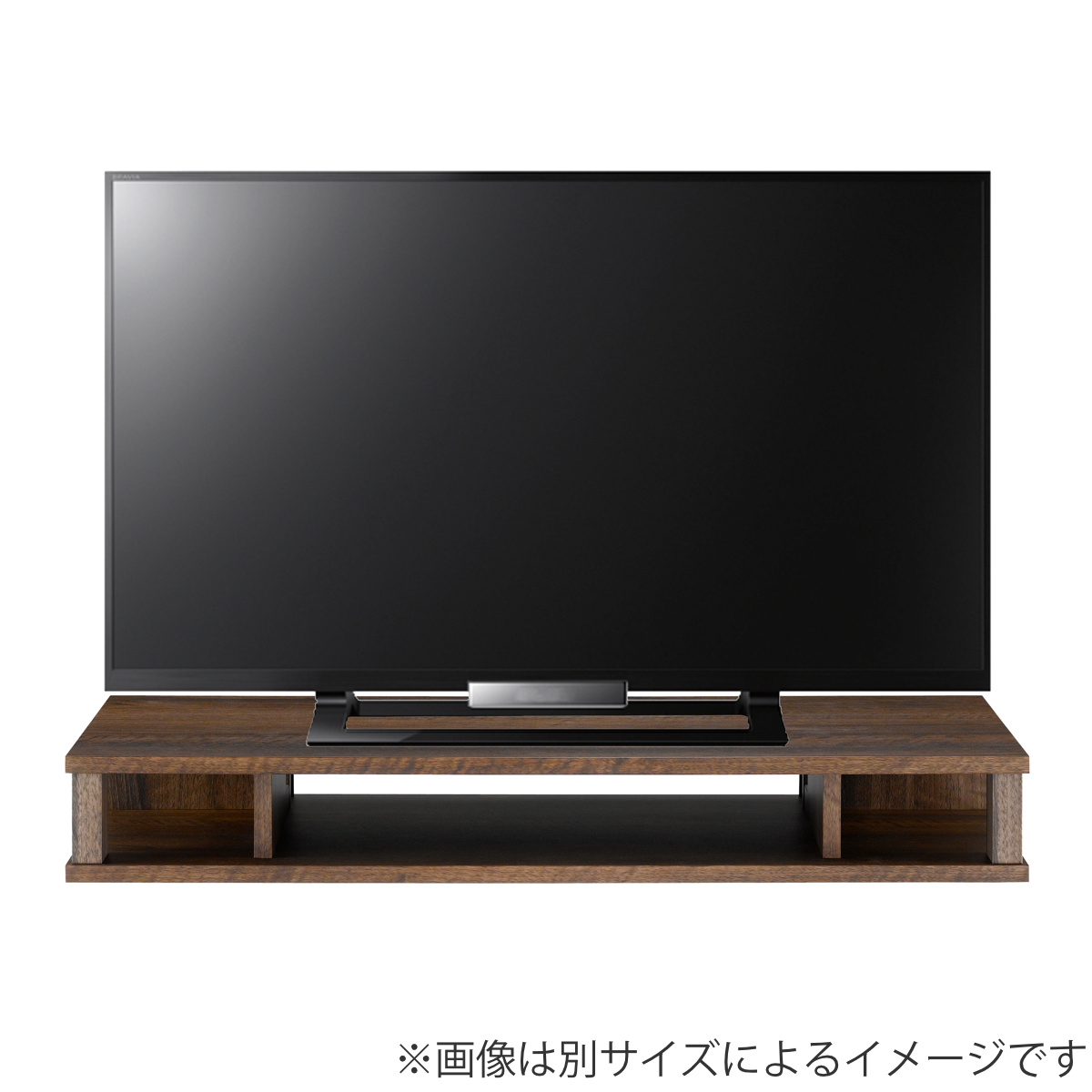 朝日木材加工 ちょい足しラックプラス 幅110cm 背面収納付 テレビ台 AV