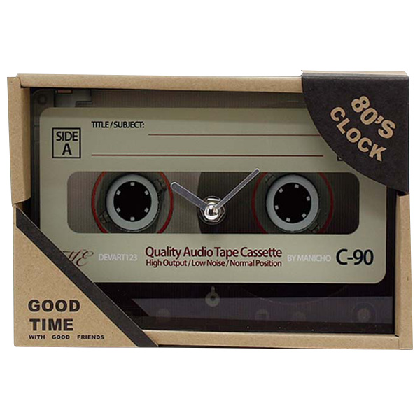 TDK カセットテープ型 置き時計 TDK/CASSETTE インテリア時計