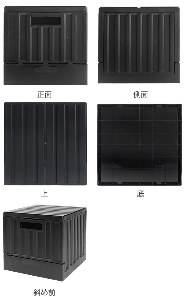 アントレックス コンテナボックス 22L 幅32×奥行32×高さ30cm b.c.l