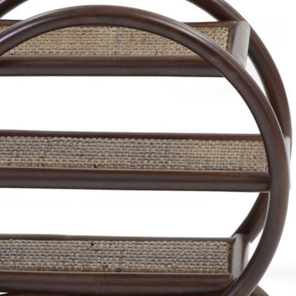 籐製 飾り棚 3段 アジアン家具 幅30cm （ 収納 収納ラック アジアン