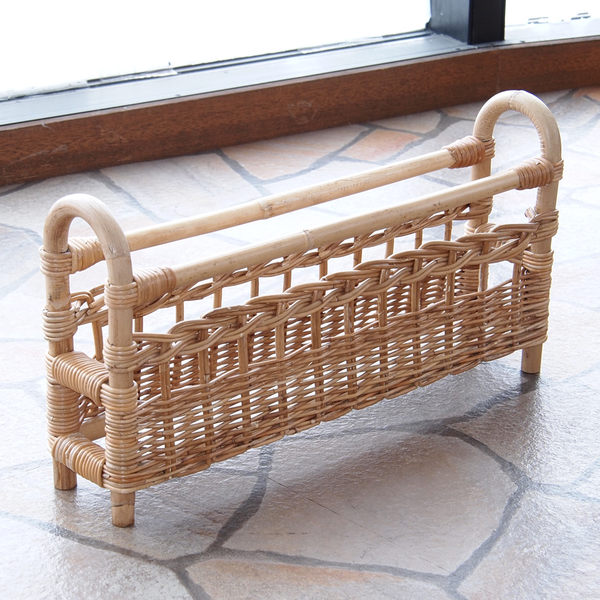 籐製 スリッパラック Breeze 幅49cm （ 玄関収納 スリッパホルダー