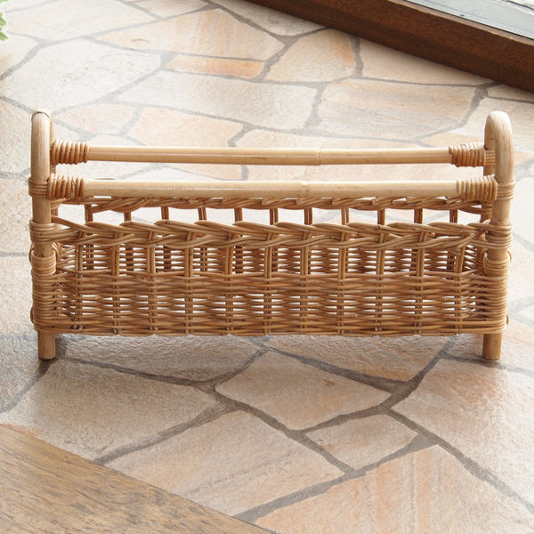 籐製 スリッパラック Breeze 幅49cm （ 玄関収納 スリッパホルダー