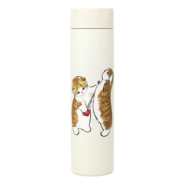 水筒 マグ ミニ ステンレス 180ml mofusand ポケミニまほうびんボトル ネコ （ 保温 保冷 直飲み 軽量 ミニボトル ミニ水筒 マグボトル ステンレスボトル ） | 東亜金属 | 03