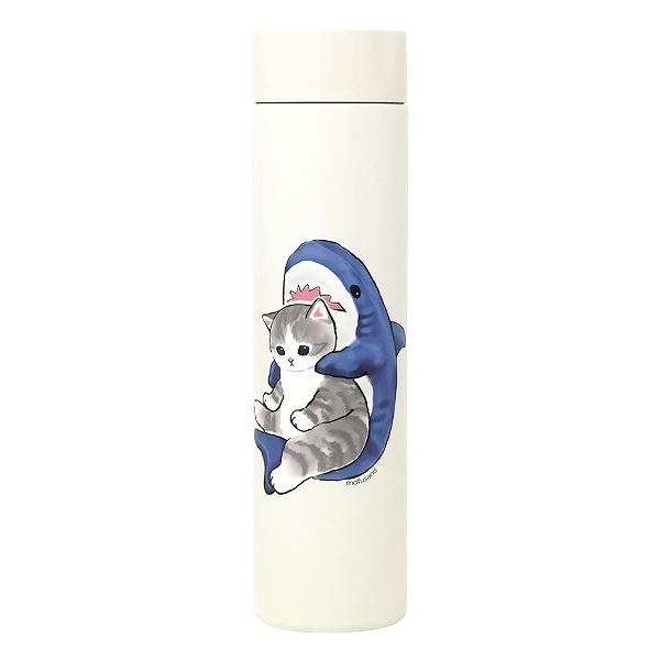 水筒 マグ ミニ ステンレス 180ml mofusand ポケミニまほうびんボトル ネコ （ 保温 保冷 直飲み 軽量 ミニボトル ミニ水筒 マグボトル ステンレスボトル ） | 東亜金属 | 02
