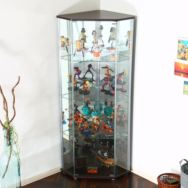 【新品】コレクションケース ガラス フィギュアケース 2段ワイド 棚 ブラック Amazon.co.jp: ショーケース コレクションケース 棚 新しい厚くする 四