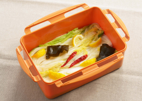 ヨシカワ 漬物容器 発酵食堂 漬物ポット レシピ付き パッキン