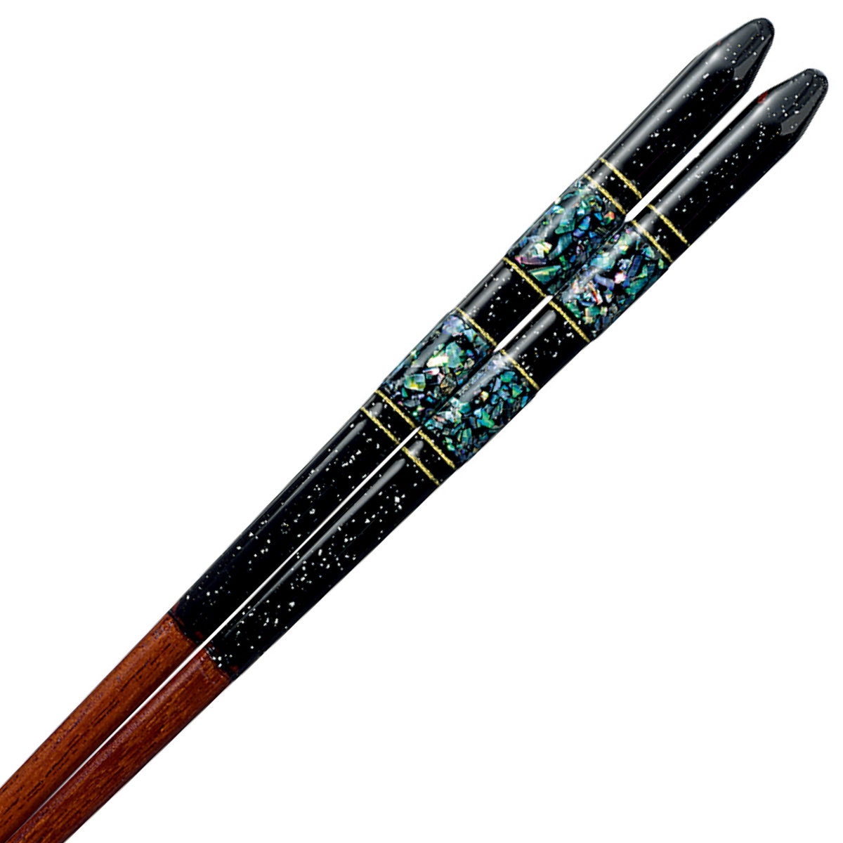 箸 21cm 23cm プレミアムアイ ゴージャスライン 久須夜 木製 天然木