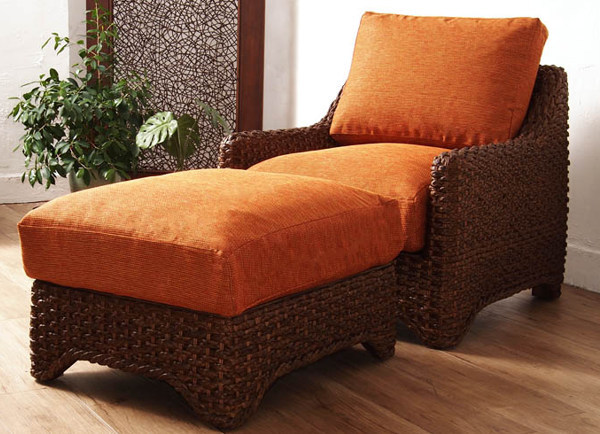 期間限定特価 ソファ 1人掛け ウォーターヒヤシンス製 アジアン家具 Lotus 幅68cm 送料無料 クッションソファ ソファー クッション 選べる おしゃれ ホテルライク クッション付き ラウンジチェア クッションソファー バリ アジアン 39ショップ 100 の保証