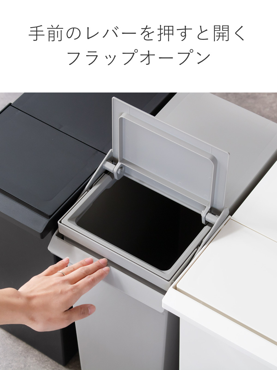RISU（リス） 特典付き ゴミ箱 30L TOSTE レバーオープン （ ごみ箱