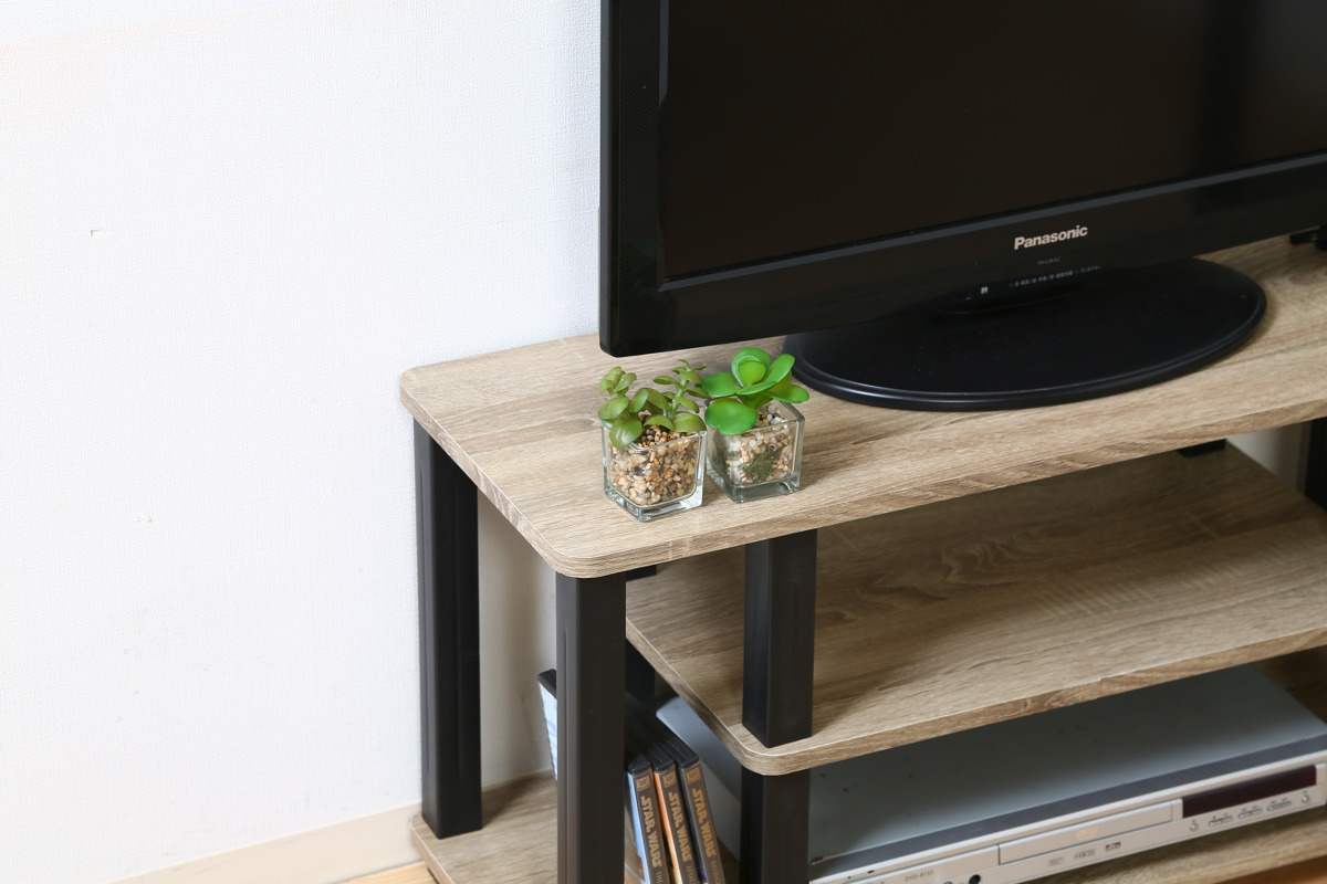 不二貿易（Fuji Boeki） テレビ台 幅111.5cm 工具不要 簡単組立