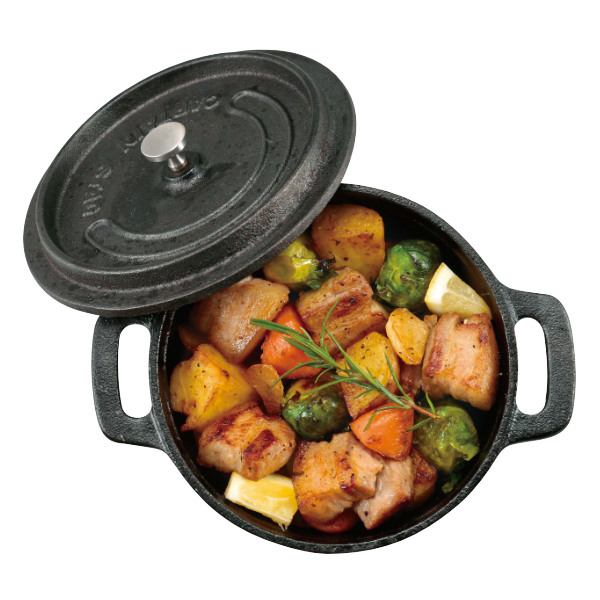 パール金属 アウトドア ココット 両手鍋 14cm キャプテンスタッグ