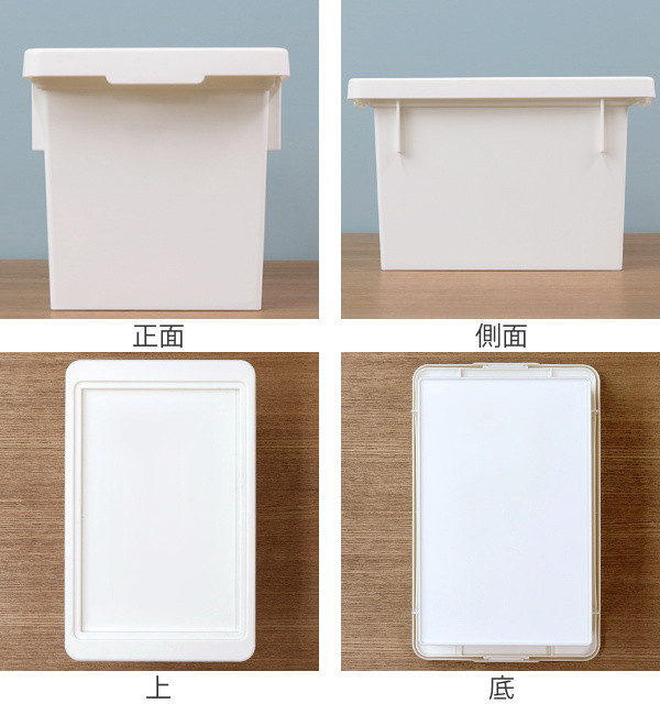 収納ボックス スリム 幅16.5×奥行26×高さ16.3cm ストスト ふた付き