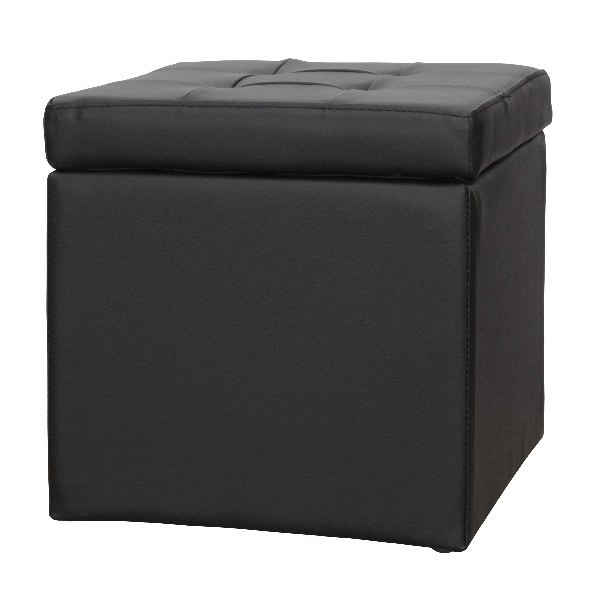 ミヤグチ企販 収納スツール 幅33cm スツール 収納 レザー調 椅子 腰掛