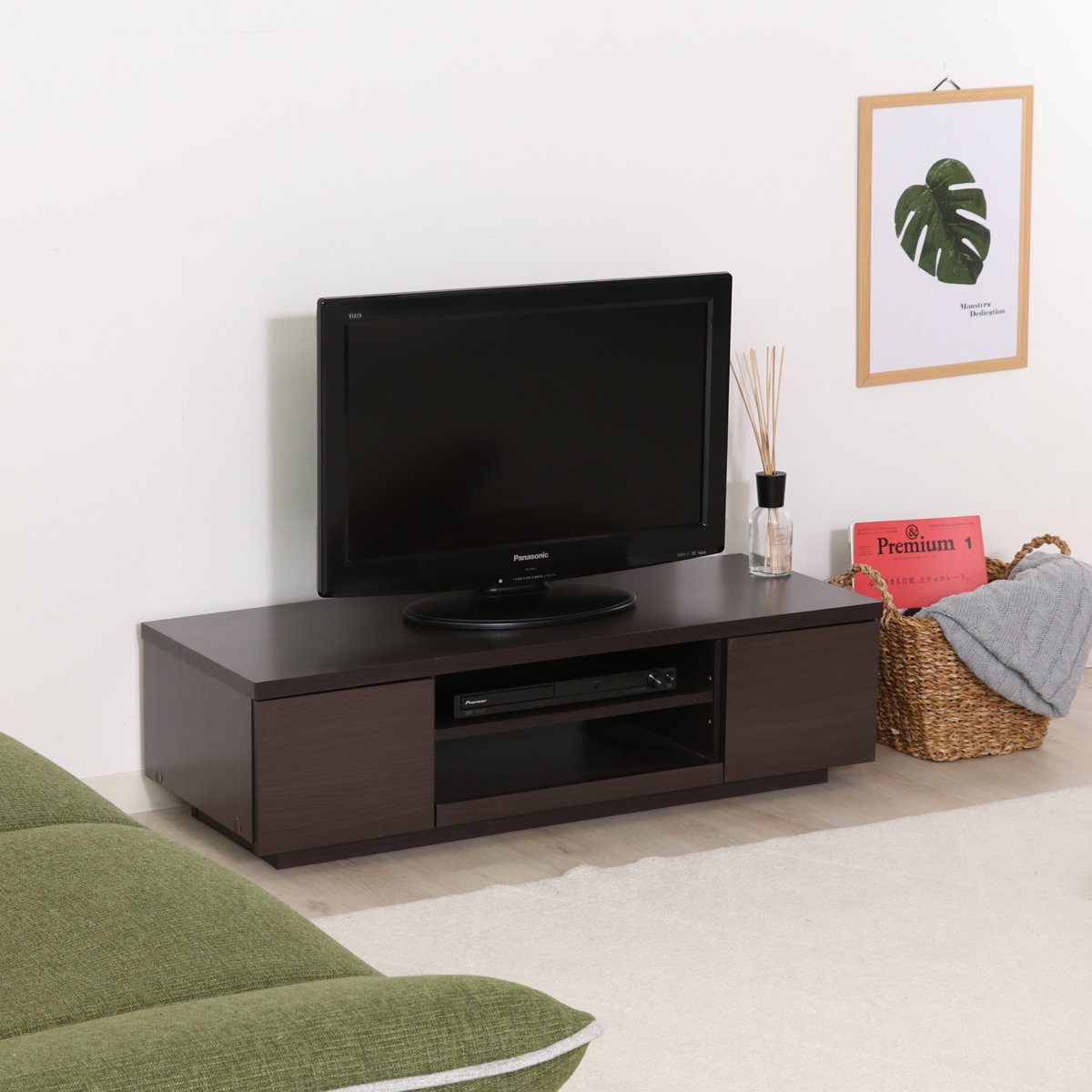 テレビボード　テレビ台 幅100cm 不二貿易（Fuji Boeki） テレビ台 幅100cm 40型対応 ローボード 北欧風