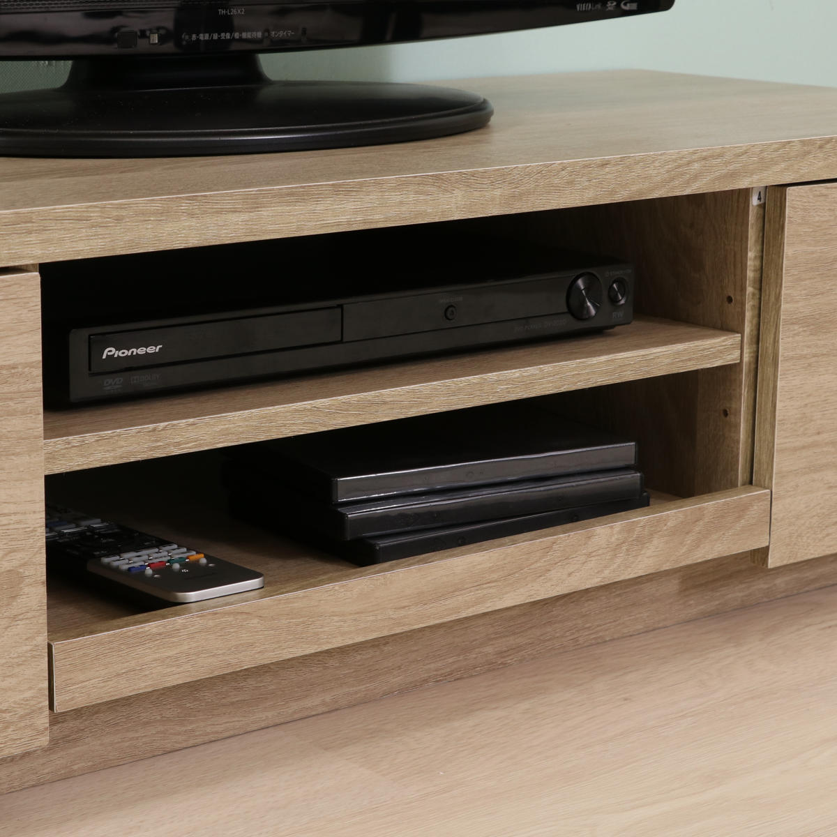 不二貿易（Fuji Boeki） テレビ台 幅100cm 40型対応 ローボード 北欧風