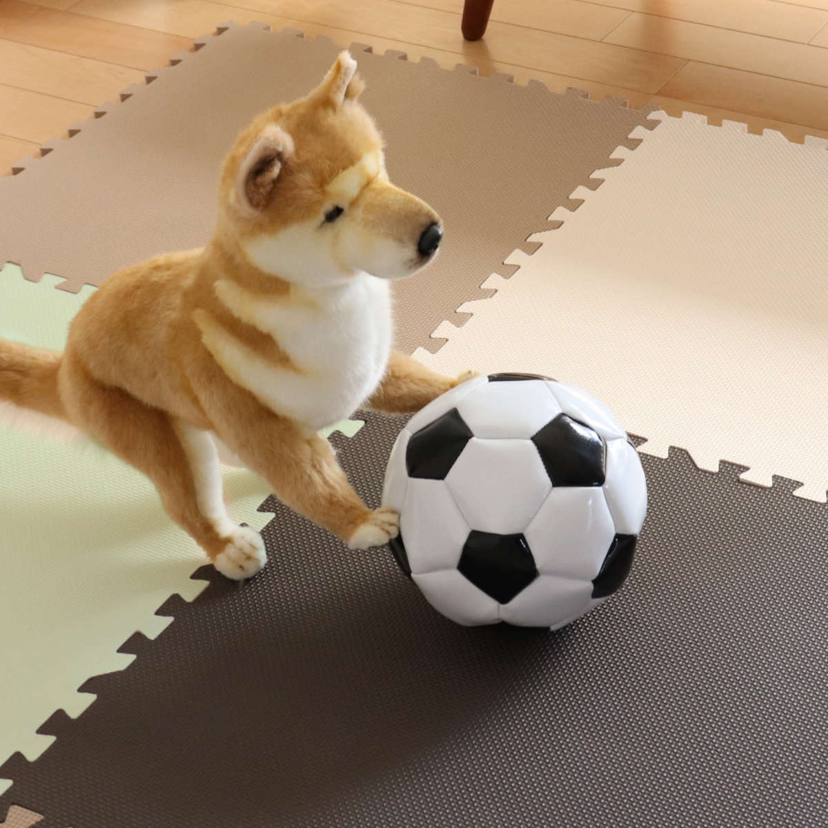 ジョイントマット 60×60cm 防音タイプ 4枚組 （ フロアマット プレイ