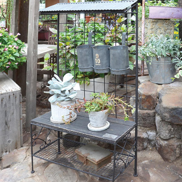 ガーデンスタンド 万能スタンド ルーフネットスタンドプランター