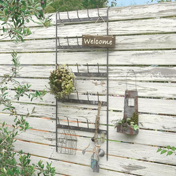 ガーデンフェンス ガーデン収納 フック アイアンラダーフック