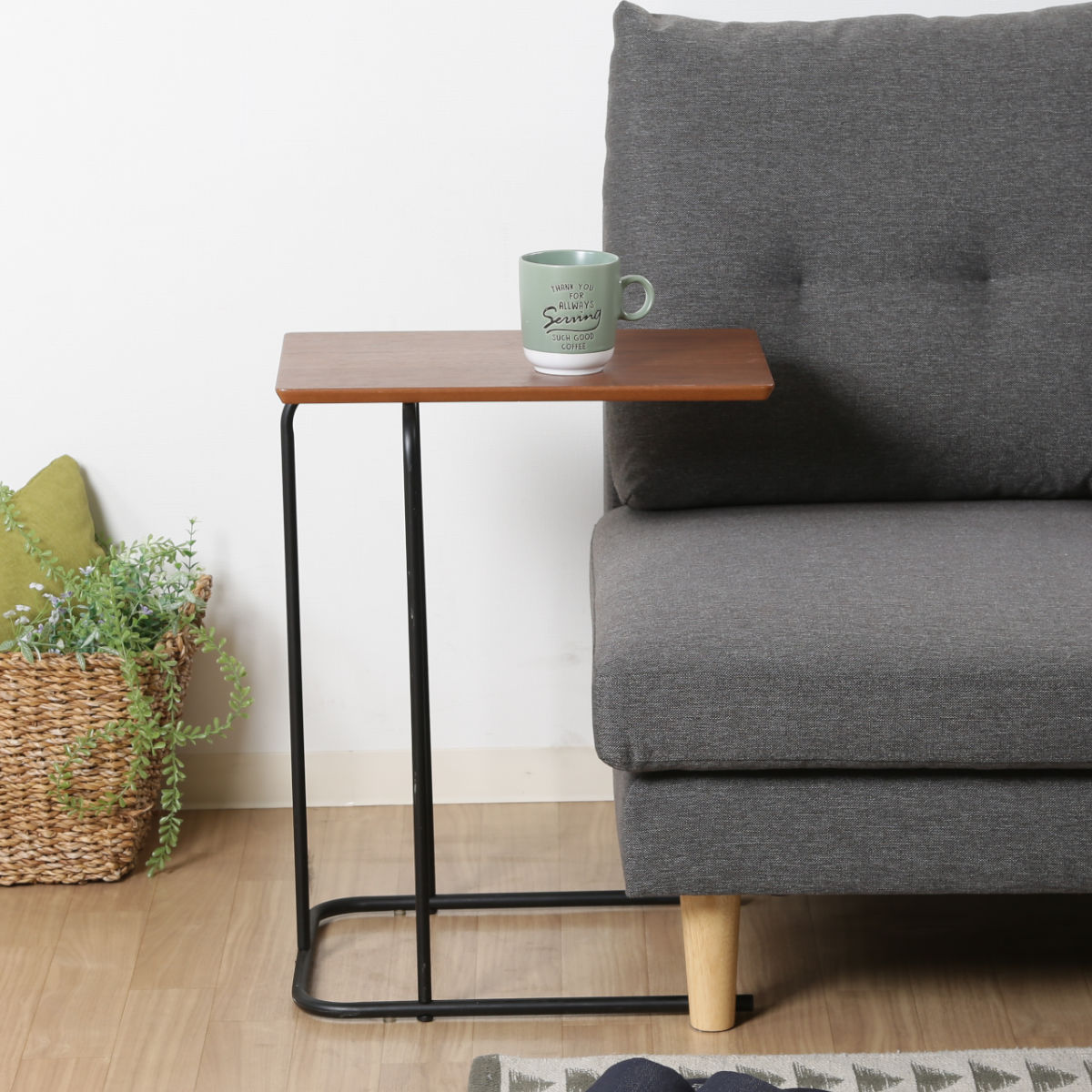 不二貿易（Fuji Boeki） サイドテーブル 高さ60cm 木製 コーヒー