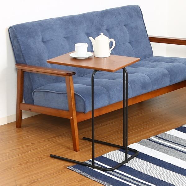 不二貿易（Fuji Boeki） サイドテーブル 高さ60cm 木製 コーヒー