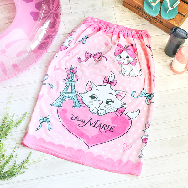 おしゃれキャット 巻きタオル 着丈80cm マイルドマリー バスタオル