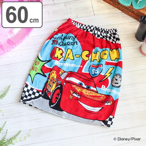 Disney（ディズニー） 巻きタオル 着丈60cm チャンス カーズ バス