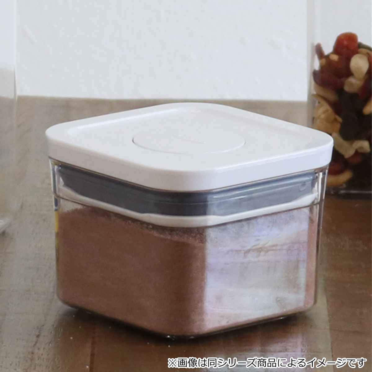 OXO（オクソー） ステンレスポップコンテナ スモールスクエア ミニ 0.4