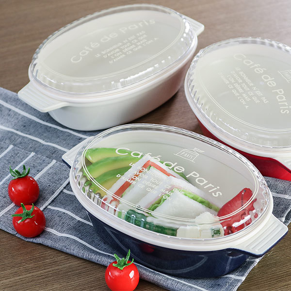 正和 お弁当箱 1段 550ml 抗菌 オーバルディッシュ cafe de paris