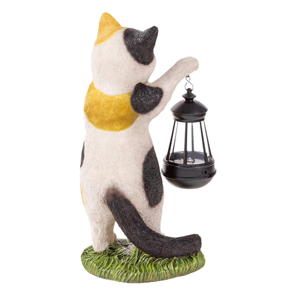 ガーデンオーナメント CATミケ ソーラーオーナメント 光センサー LED