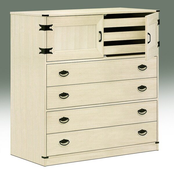 マーゼルン 桐タンス 肥前桐民芸 箪笥 レトロ 天然 桐箪笥 6段 和