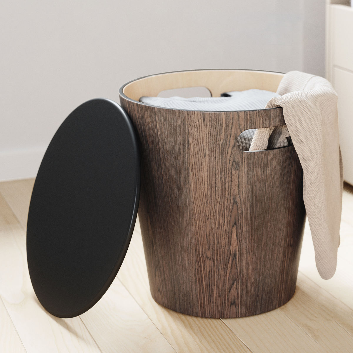 umbra WOODROW 収納スツール 持ち手付き 椅子 収納 整理整頓 木製 umbra WOODROW 収納スツール 持ち手付き 椅子 収納 整理整頓 木製 楽天