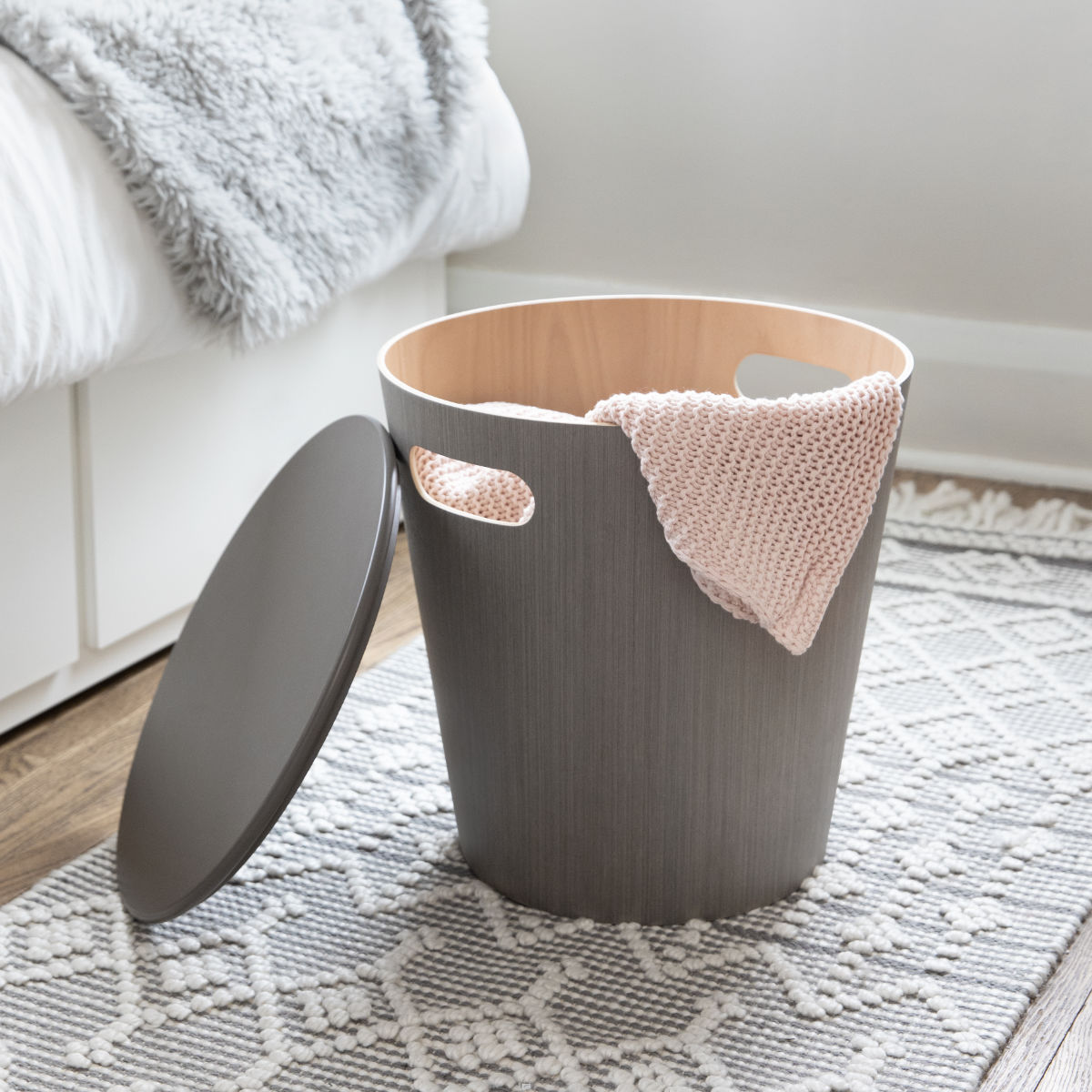 アントレックス umbra 収納スツール ウッドロウ ストレージスツール