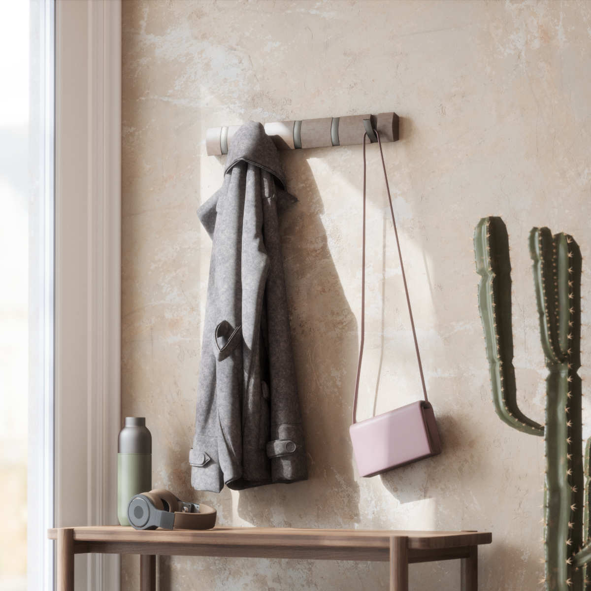 Umbra（アンブラ） ウォールハンガー フリップフック 5連 （ 壁掛け