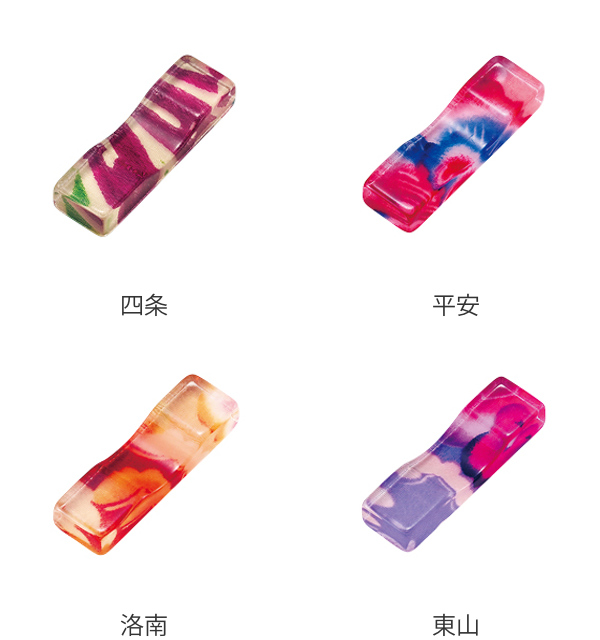 箸置き 5cm 京友禅 四条 箸置 プラスチック 日本製 （ はしおき