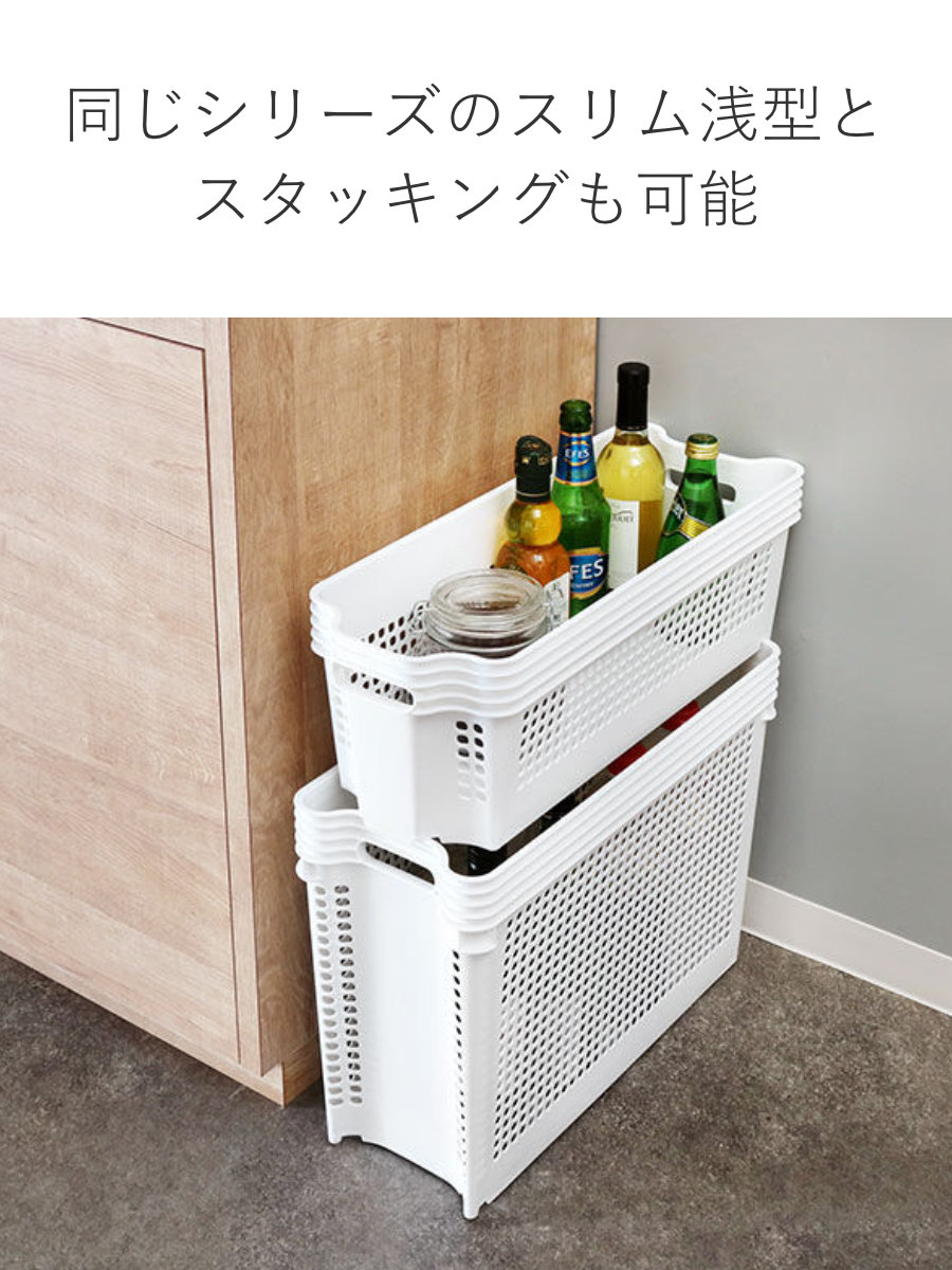 不動技研（FUDOGIKEN） 収納ボックス 幅19×奥行49.4×高さ34.3cm